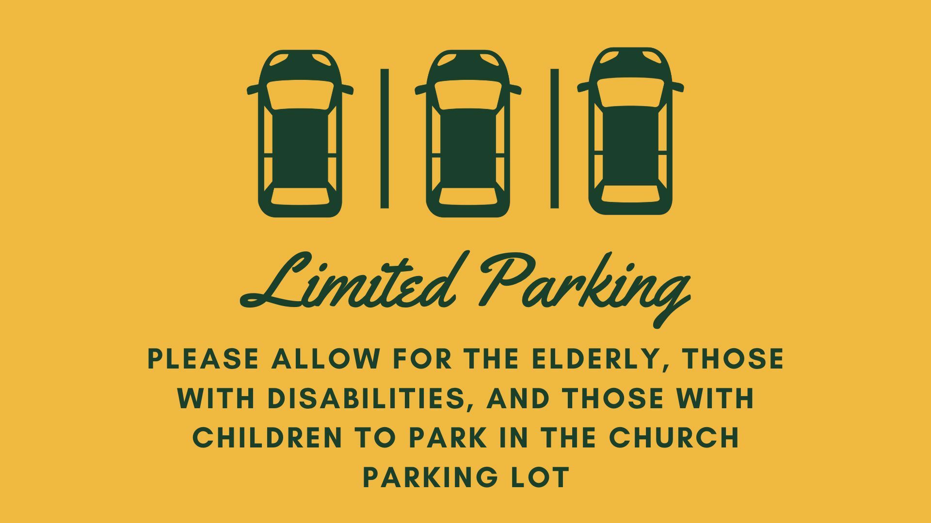 Limited Parking