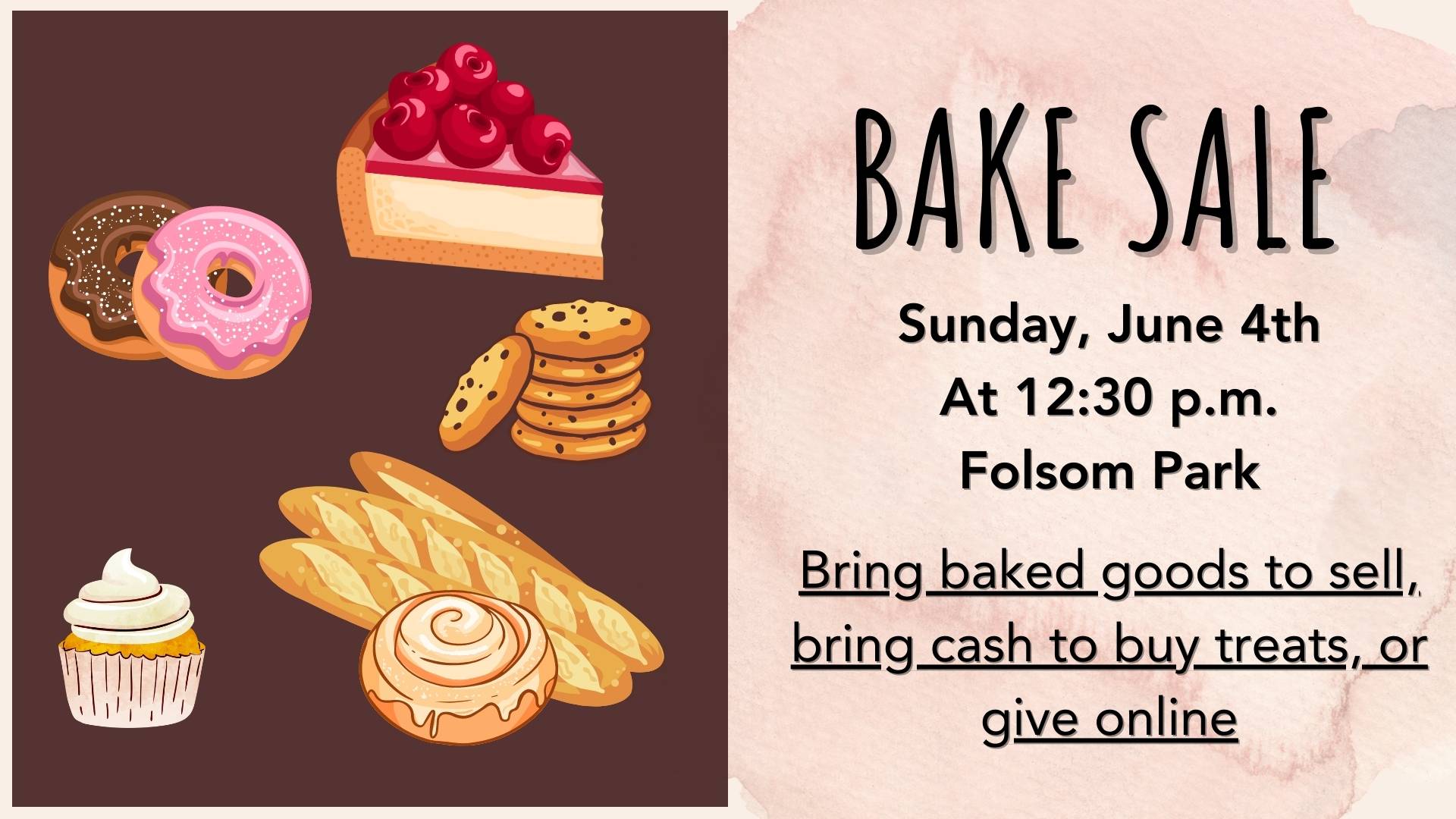 Bake Sale Fundraiser