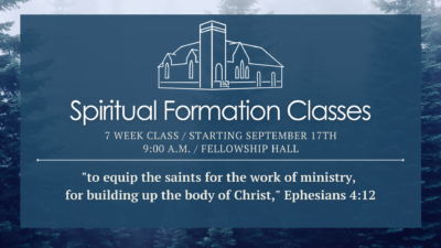 Spiritual Formation Classes