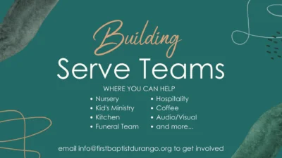 We’re Building our Serve Teams